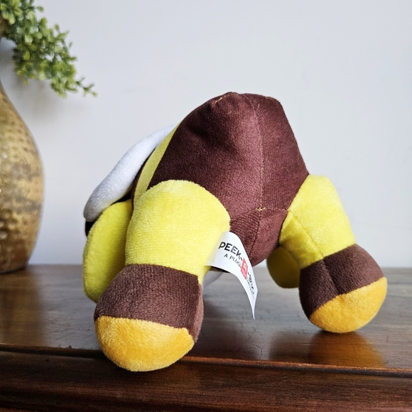 Peek-A-Boo Disguisimals Corgi Plush Bee Dog Dressed as a Bee Stuffed Animal Toy - Picture 8 of 11